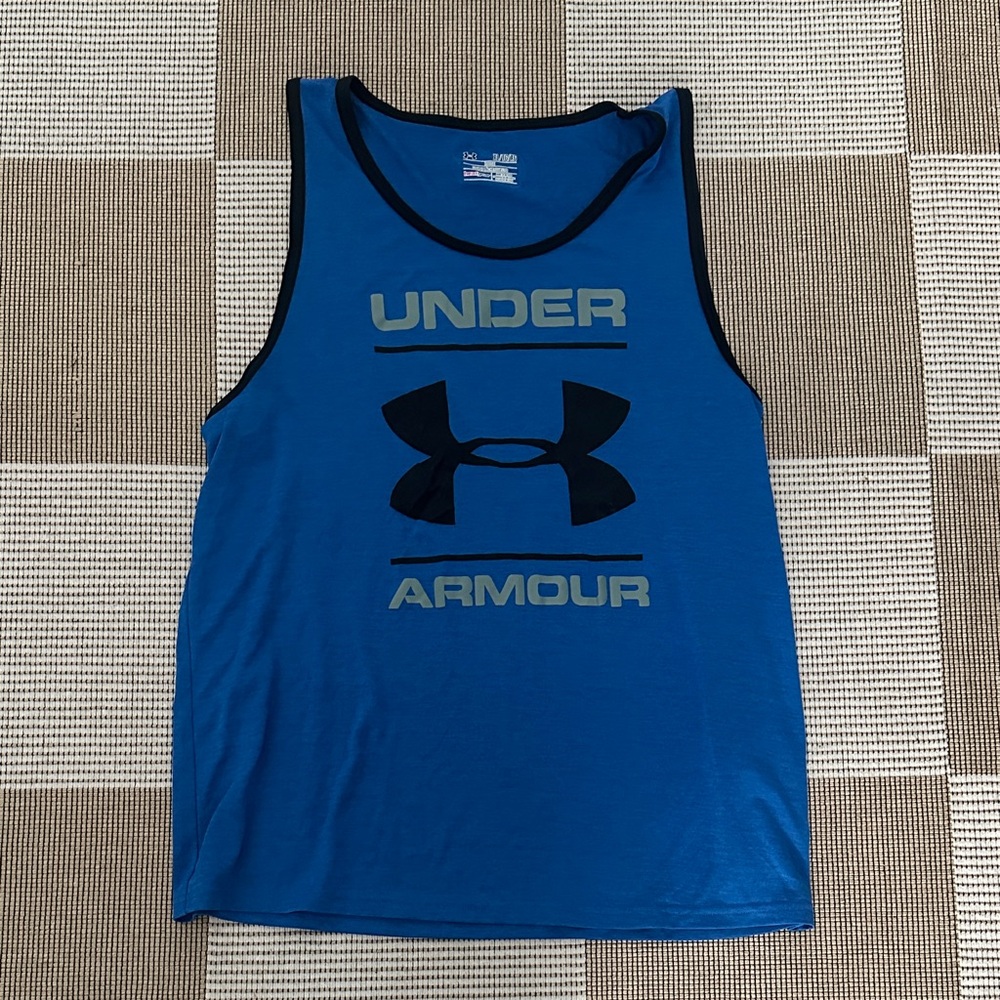 Under Armour Black and Blue Athletic Tank